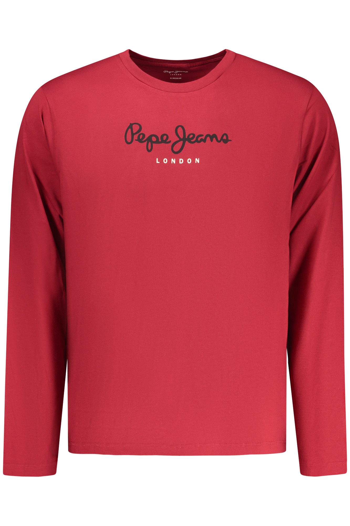 Pepe Jeans T-Shirt Stilvolles Herren Langarmshirt in Rot aus