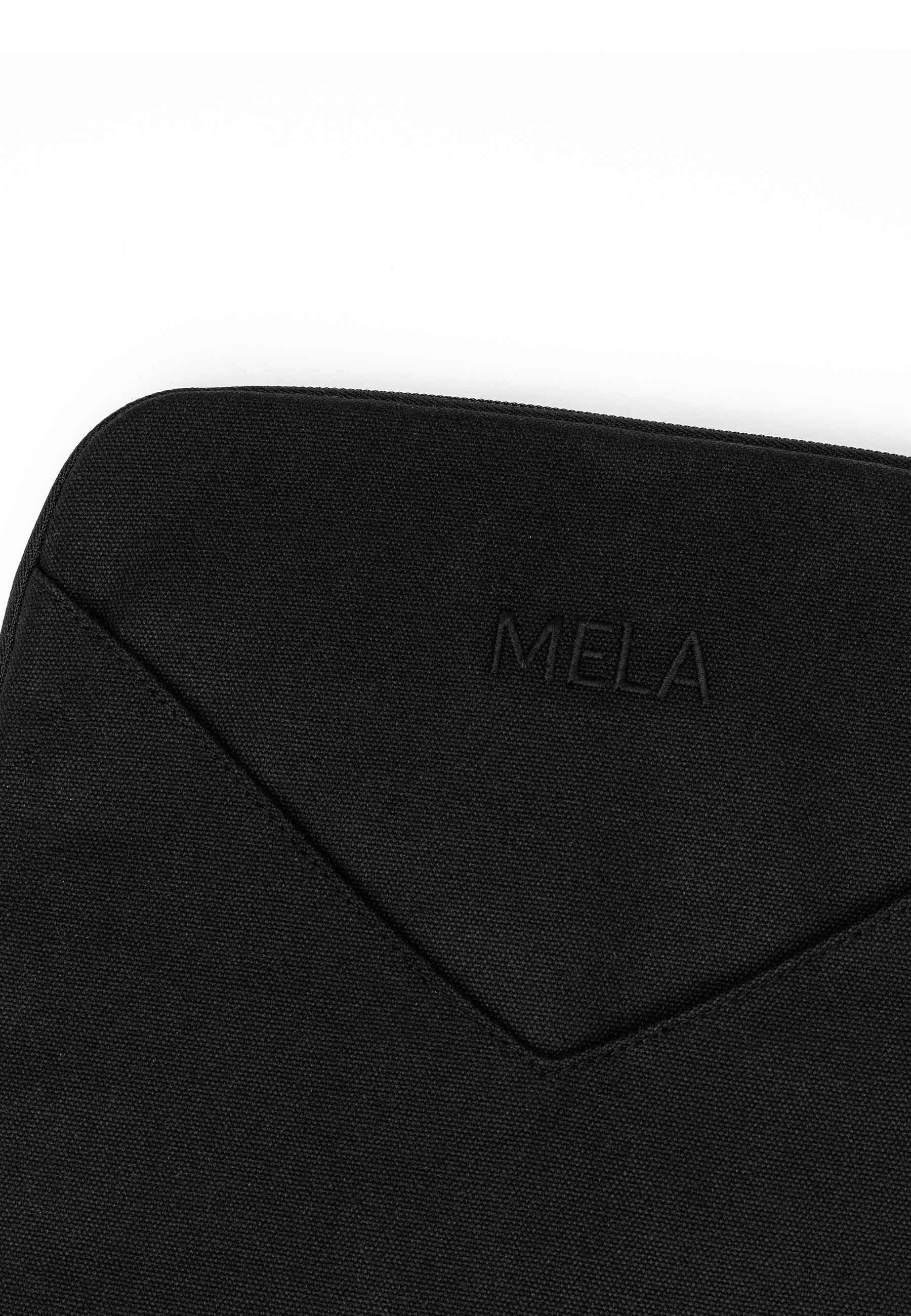 MELA SUMIT, Laptophülle Außentasche Praktische Laptoptasche schwarz