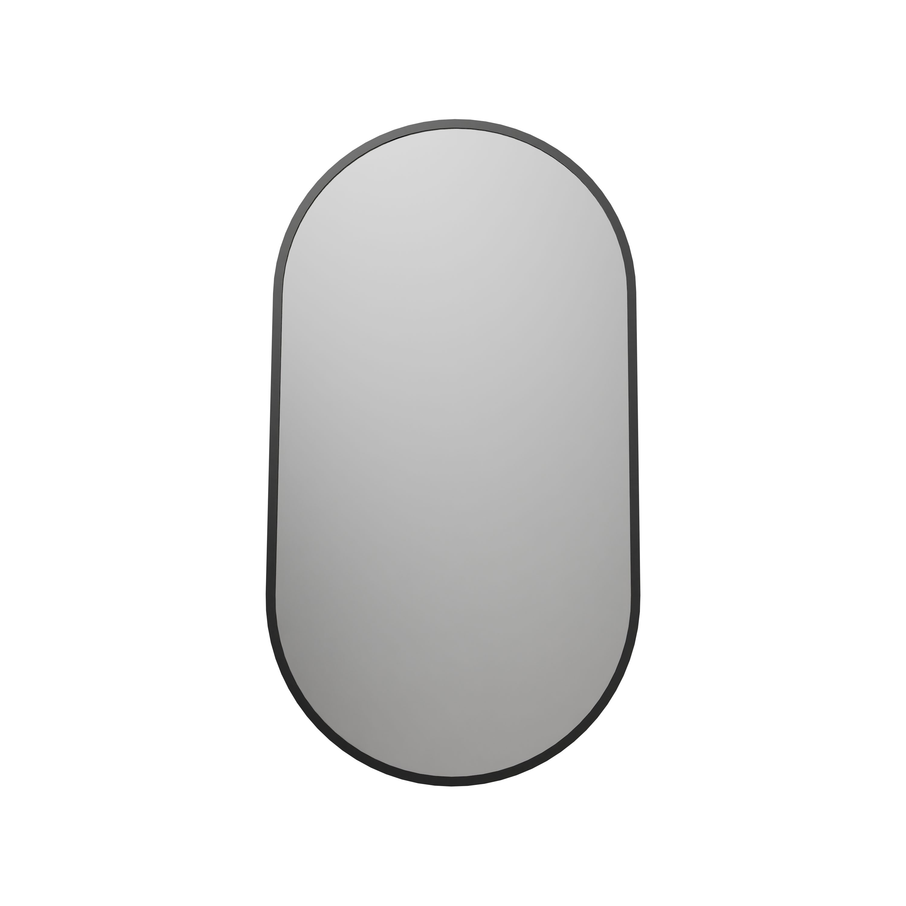 Bernstein LED-Lichtspiegel 8144 2.0 oval, Oval; Gestensteuerung; Heizung; Warm-/Kaltlicht; schwarzer Alurahmen