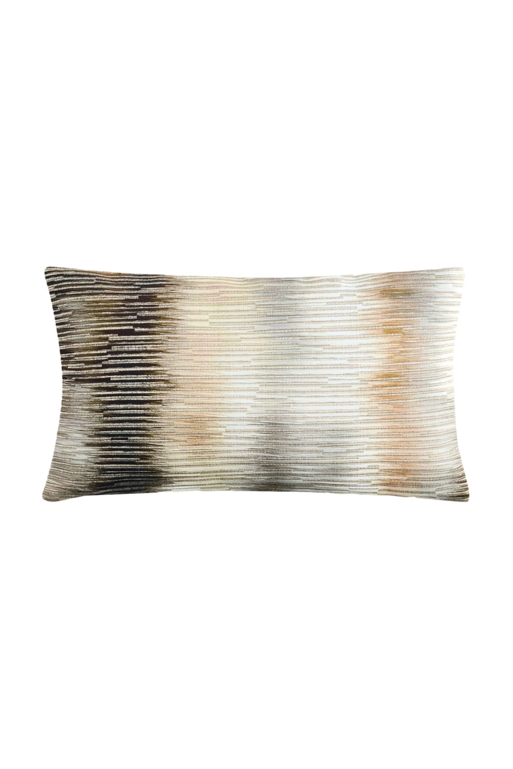Dekokissen Abstraktes Metallic Jacquard-Kissen 50 x 30 cm