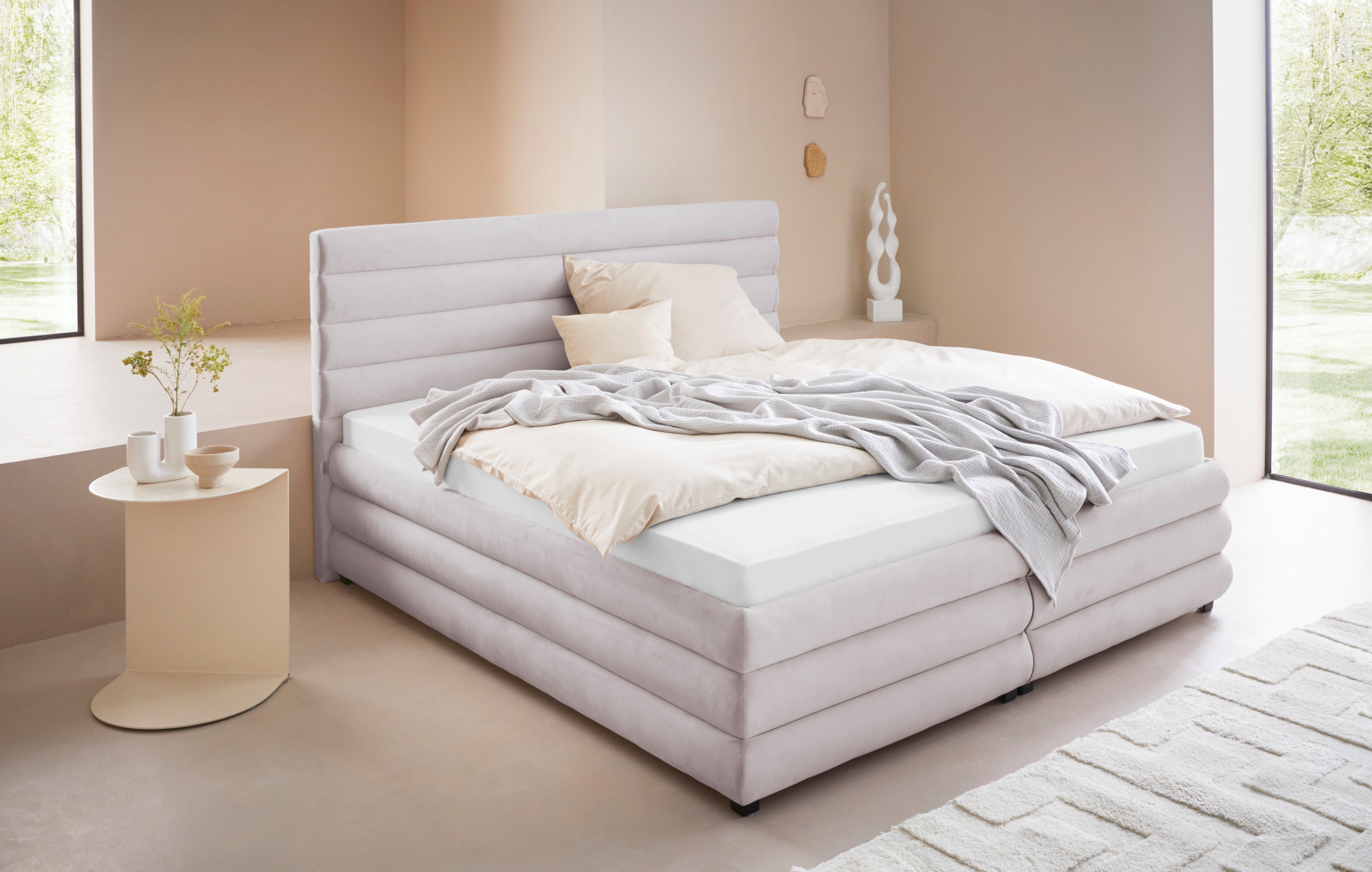 LeGer Home by Lena Gercke Polsterbett Maylis, wahlweise mit und ohne Matratze und Lattenrost, auch in 200cm Breite