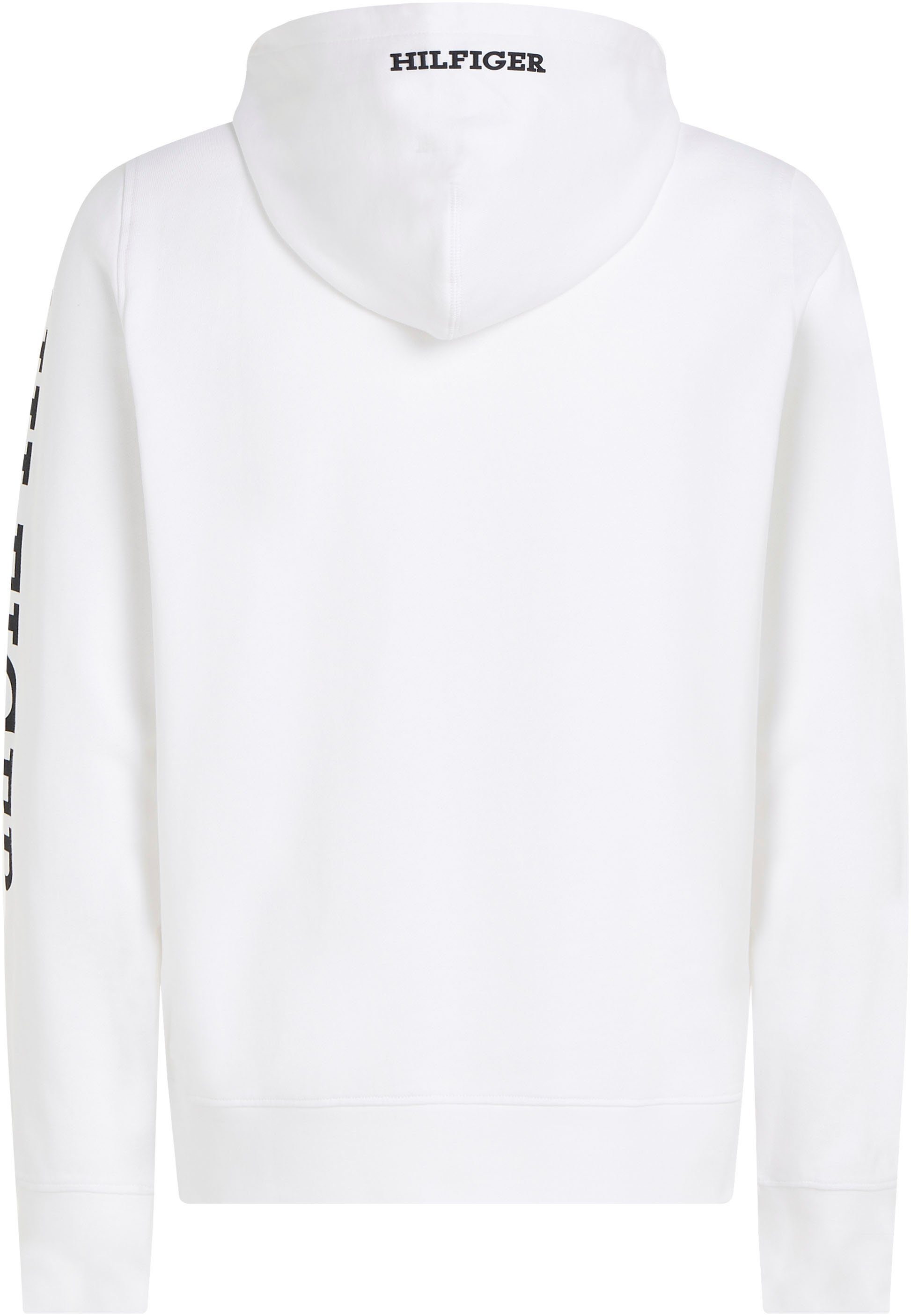 Hilfiger HOODY MONOTYPE Tommy White Sweatshirt