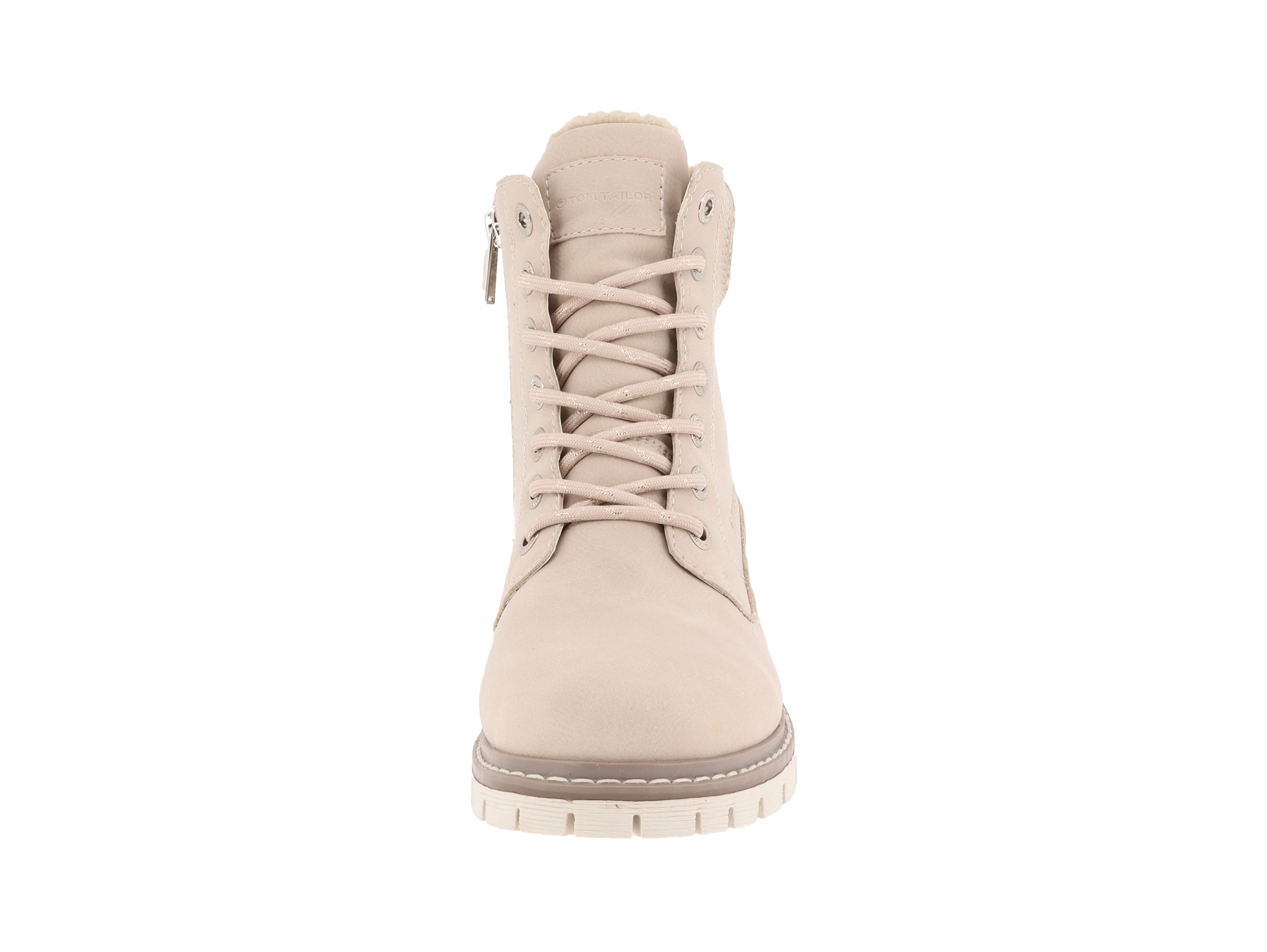 TOM TAILOR Schnürboots Winterboots mit wasserabweisendem TEX, Komfortweite G