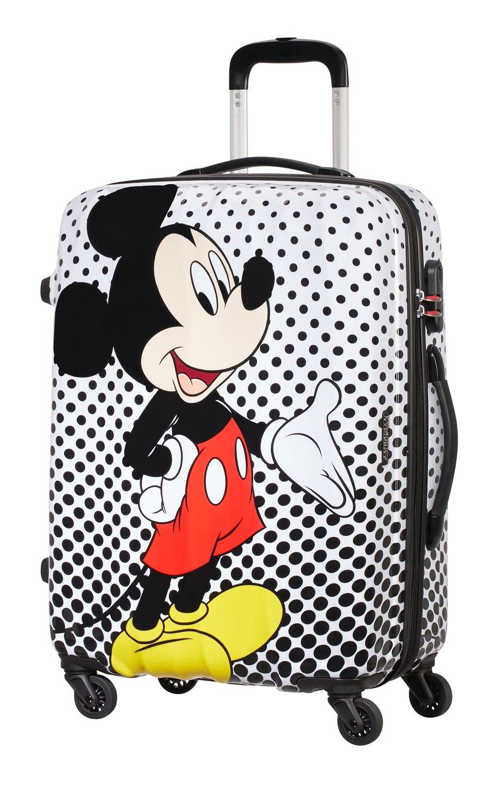 Polka Rollen Mickey Mouse Legends, 4 Hartschalen-Trolley Disney Dot Tourister® American