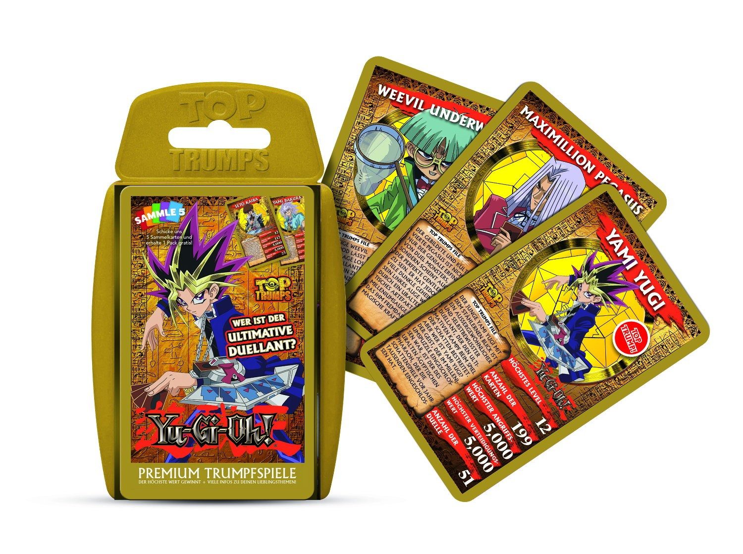 Winning Moves Spiel Top Trumps - Yu-Gi-Oh, Quartett
