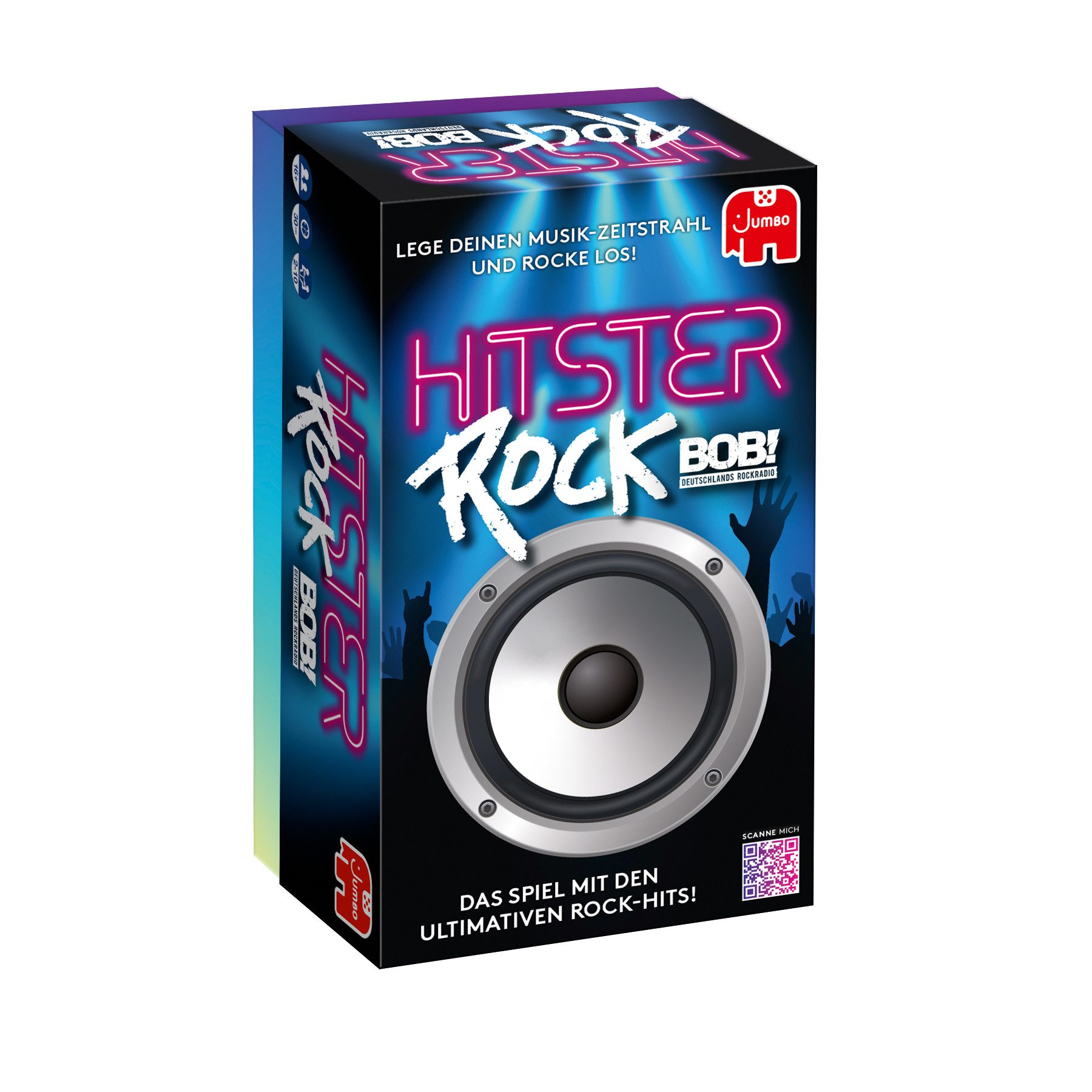 Jumbo Spiele Spiel Hitster Rock, Partyspiel, Deutsche Version