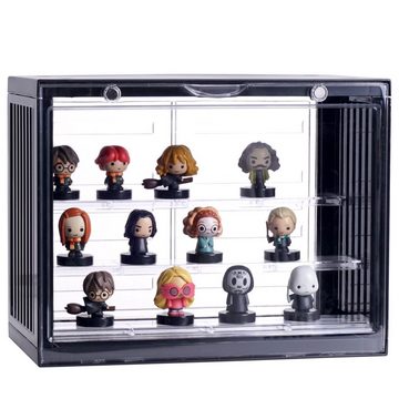 GalaxyCat Merchandise-Figur Setzkasten aus Acrylglas für Mini Figuren, Figuren Vitrine mit 3, (Setzkasten), Figuren Setzkasten