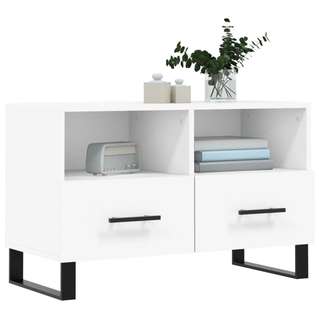 vidaXL TV-Schrank TV-Schrank Weiß 80x36x50 cm günstig online kaufen