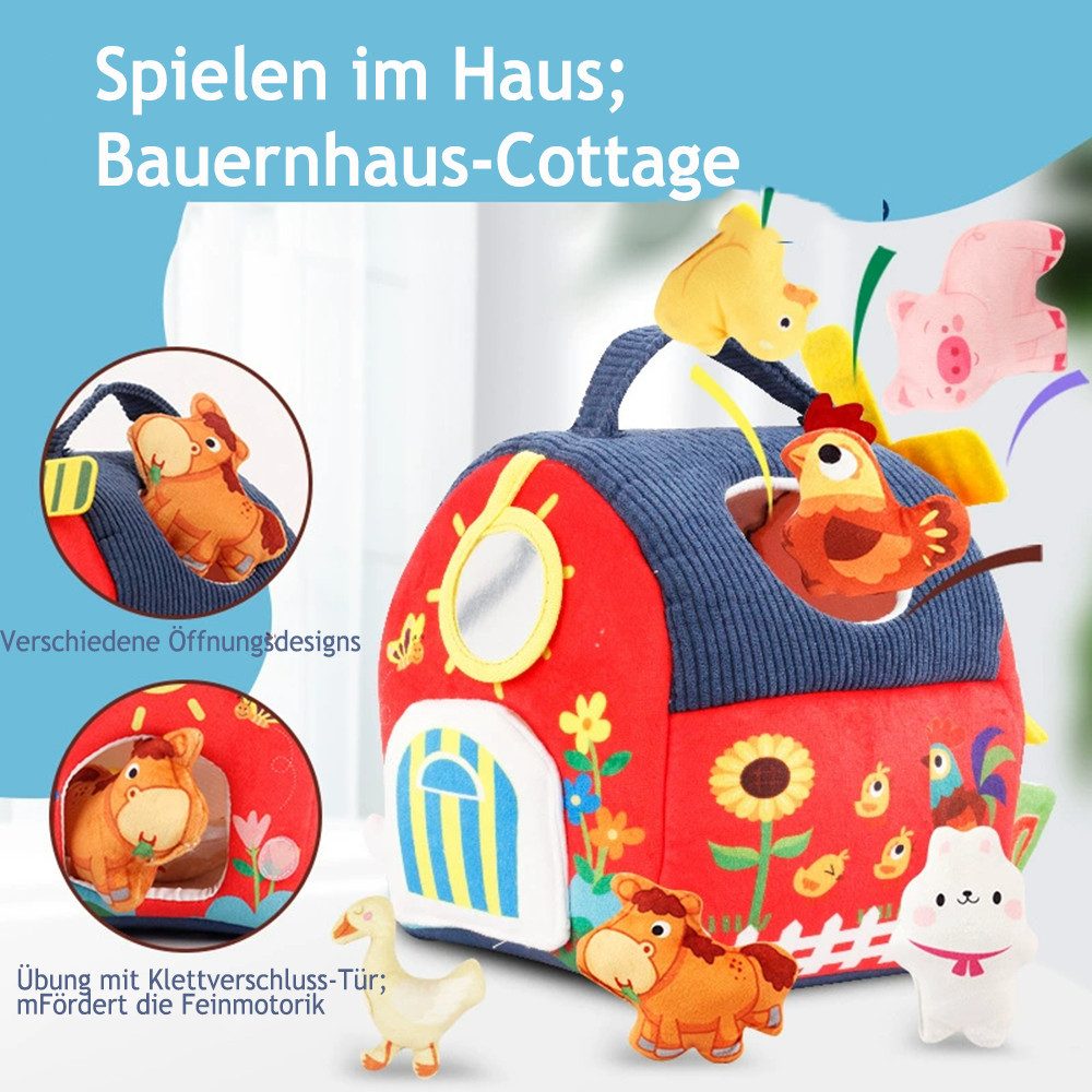 CLTYQ Lernspielzeug Montessori Baby Spielzeug ab 6 -12 Monate,Bauernhof Sen günstig online kaufen