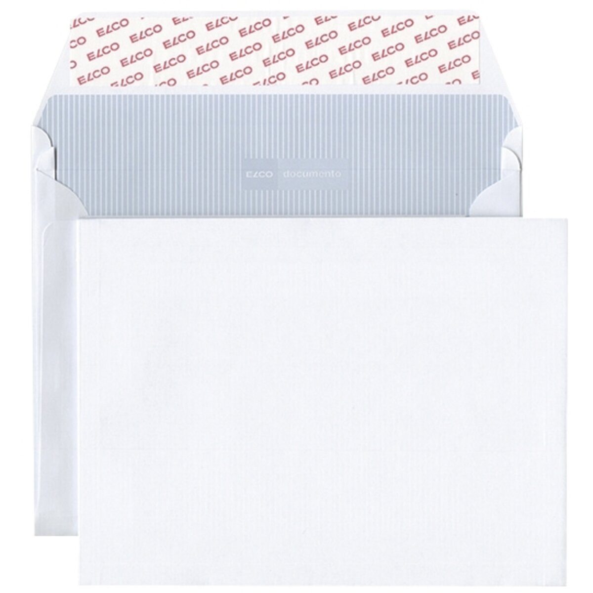 ELCO Briefumschlag Versandtasche documento - C5 plus weiß 120 g/qm Haftklebung 20 mm Seit