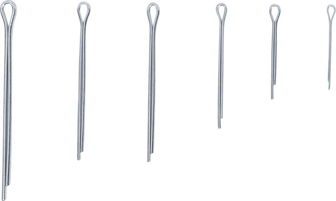 Westfalia Werkzeug Federsplint Splinte-Sortiment, 1,6 - 4,0 mm, 555-tlg.