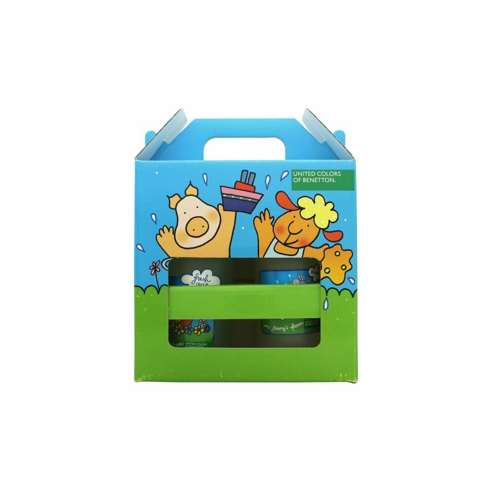 United Colors of Benetton Körperpflegeduft Benetton On Benny's Farm Geschenkset 200ml Fresh Water + 200ml