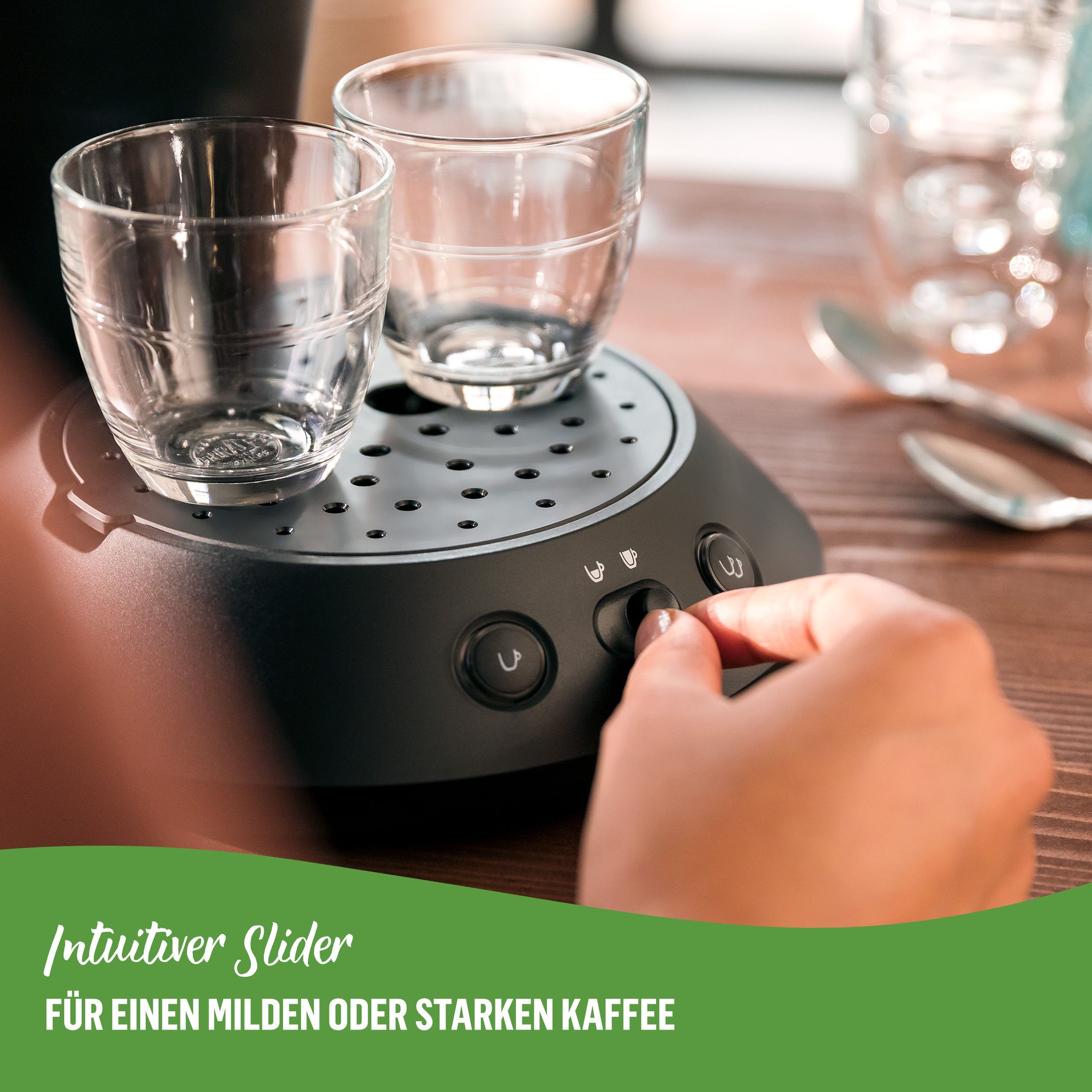 Philips Senseo Kaffeepadmaschine Original zurückerhalten max.33 Plus Eco CSA210/22, und Plastik*, € bis recyceltem aus kaufen Pads 100 80% Senseo