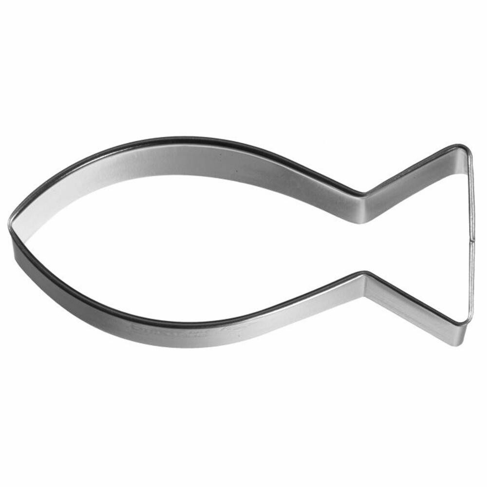 Birkmann Ausstechform Christenfisch 7.5 cm, Edelstahl