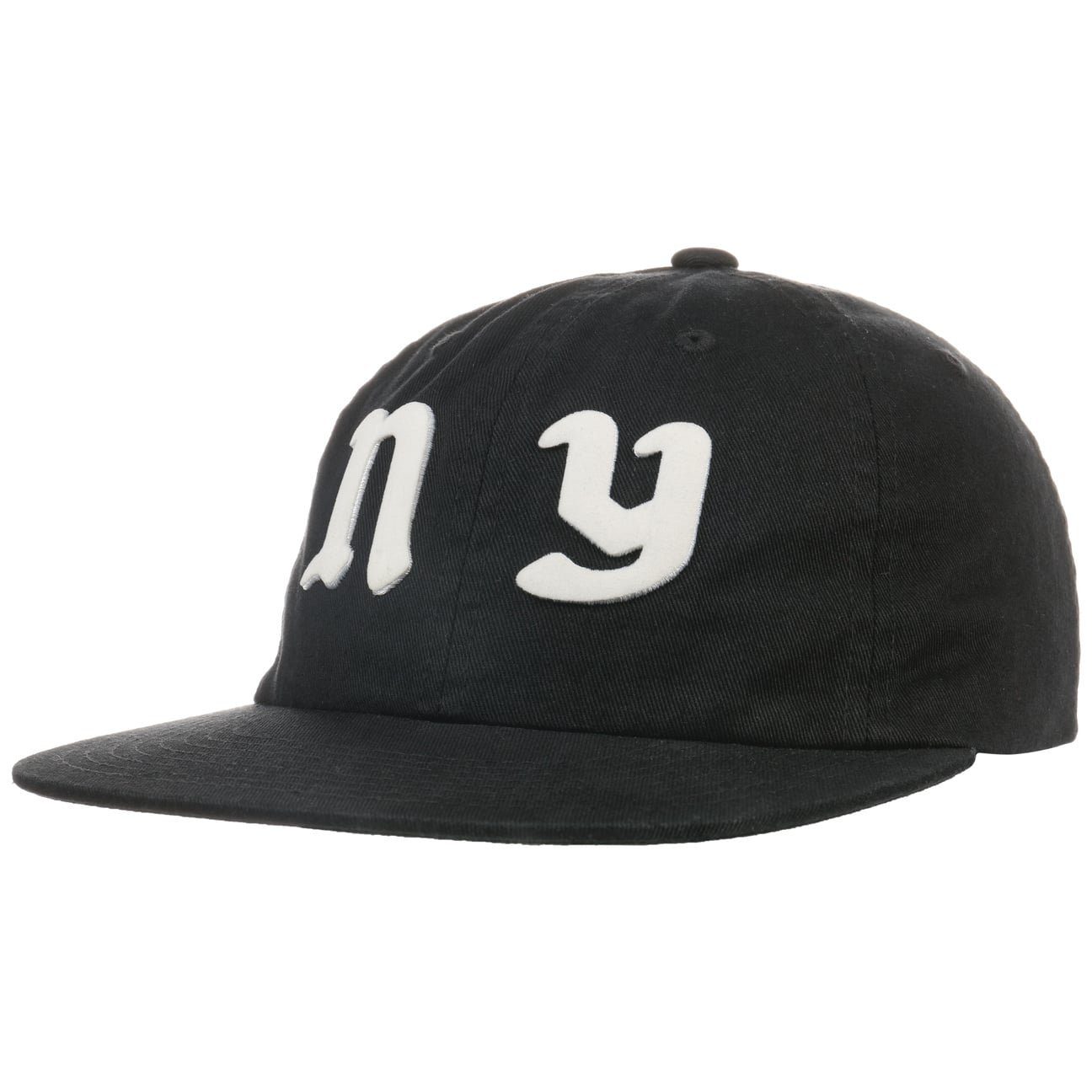 HUF Baseball Cap (1-St) Baseballcap Metallschnalle schwarz