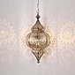 Casa Moro Pendelleuchte »Orientalische Lampe Melisa Silber H 54 cm mit E27 Fassung Kette & Baldachin, Prachtvolle Deckenleuchte wie aus 1001 Nacht, Kunsthandwerk aus Marokko, LN2010«, LN2010, Bild 5
