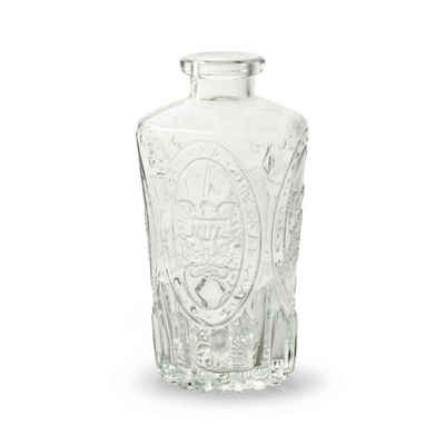 Annimuck Dekovase Kleine Glasvase Dana Vintage Glas klar H12 D6,5 cm (1 St)