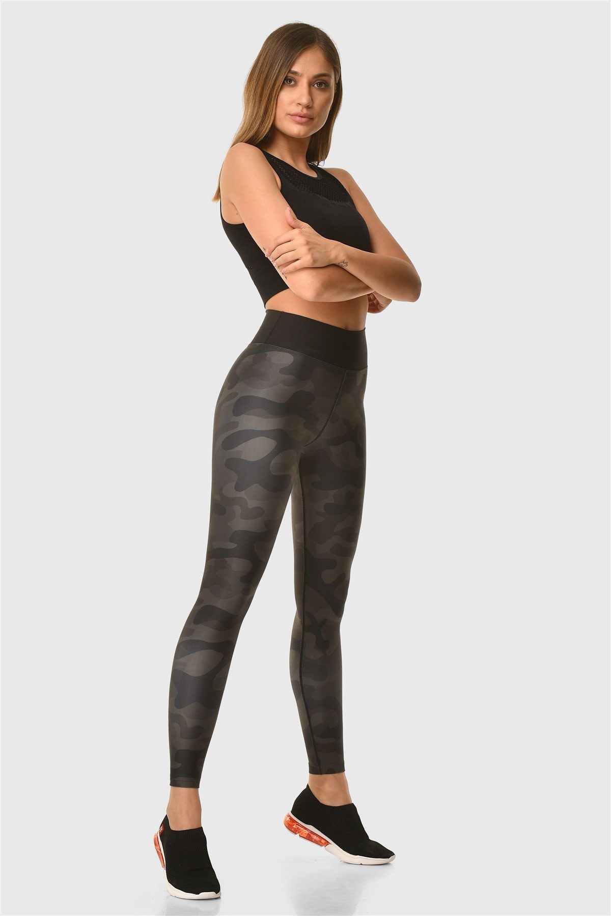 Superstacy Leggings Digital Print Leggings im Camouflage-Look