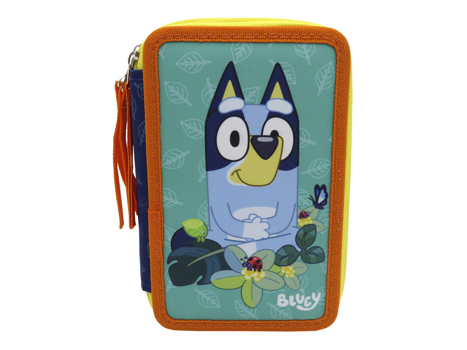Bluey Federmäppchen 39 Teile mit 16 Buntstiften 16 Filzstiften Zubehör Schulset, (1-tlg)