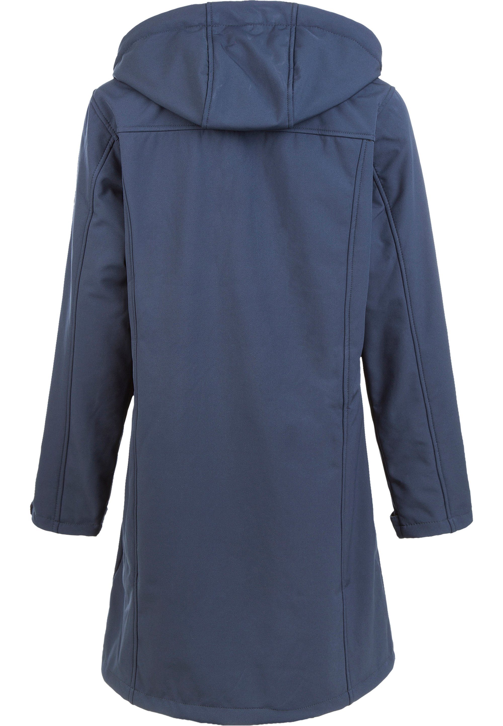 ZADIE Wassersäule WHISTLER 8.000 Softshelljacke mit mm blau