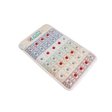 pb Energy Mat Heizmatten Comfort ll pb Energy Mat Edelsteinmatte, 1 Set, 5-tlg., Digitales Display, Biophotonen-Lichtherapie, Negativ Ionen Therapie, 30℃∼70℃ stufenlose Einstellung, Schumann-Frequenz, Magnetfeld-Therapie