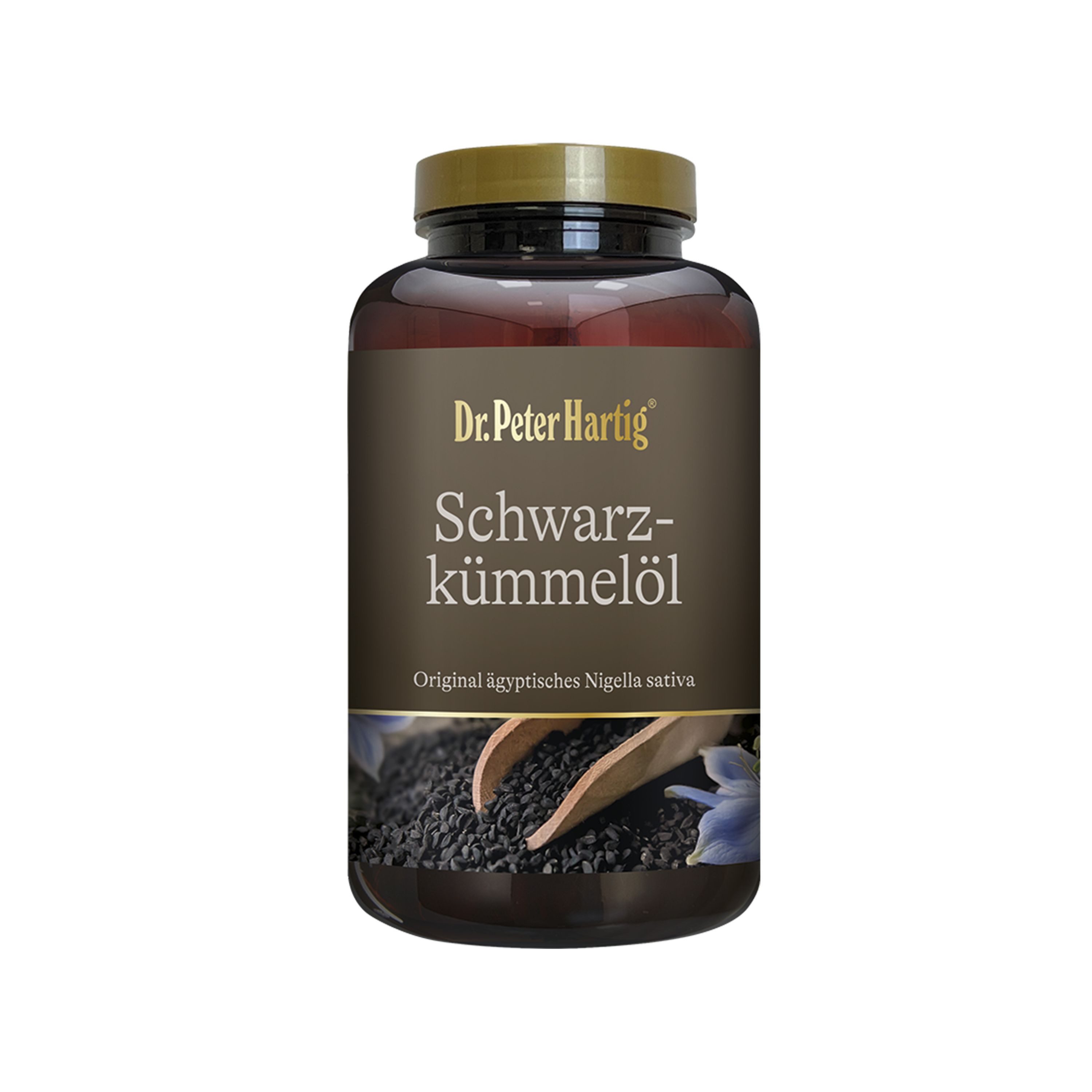 Dr. Peter Hartig Schwarzkümmelöl 8-Monats-Vorrat Kaltgepresst Nigella Sativa Vitamin Kapseln, 500 St., 350 g, Schwarzkümmelöl 500 Kapseln Kaltgepresst Nigella Sativa Vitamin A E