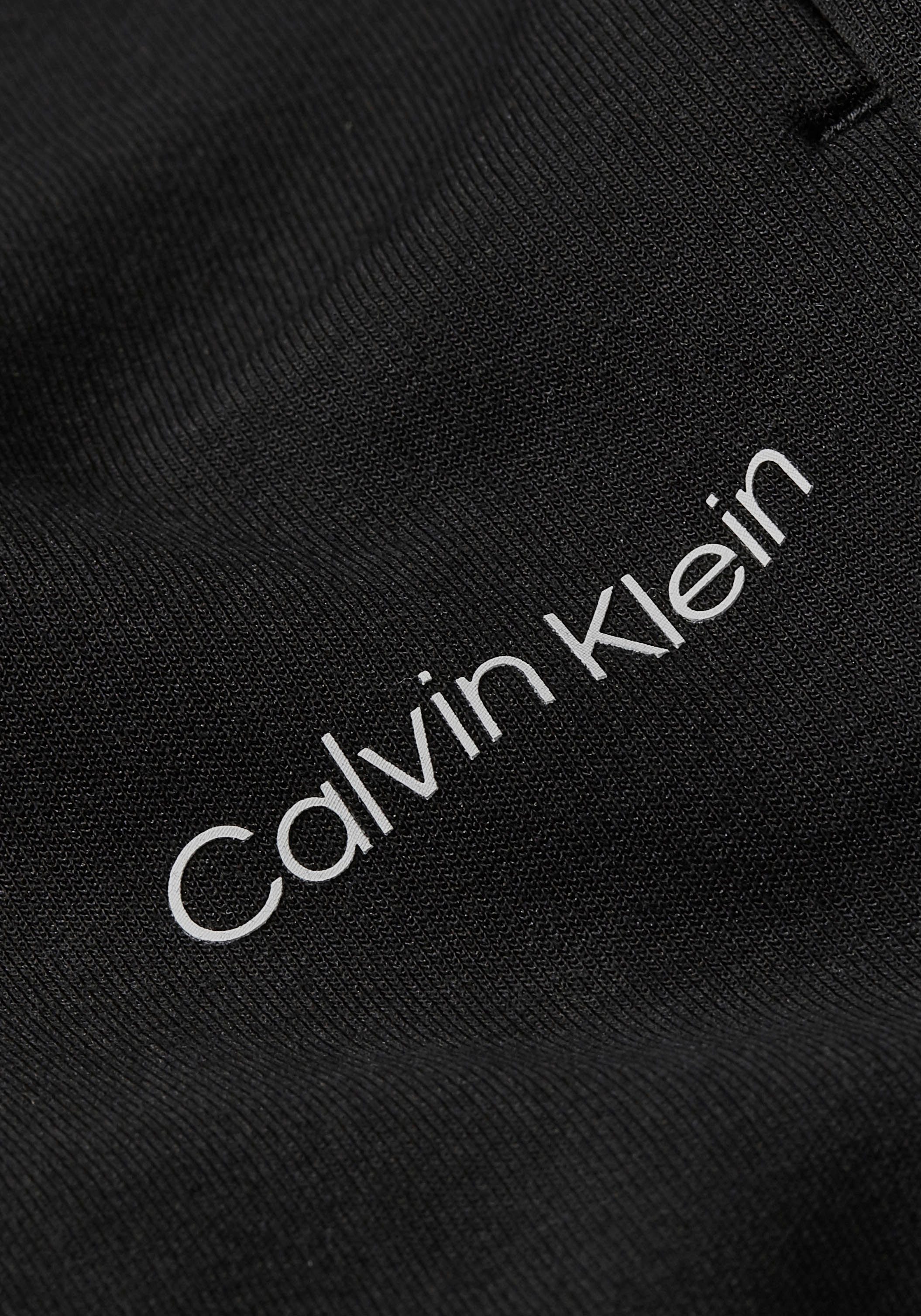 Calvin Klein Sweathose Ck Calvin Klein kontrastfarbenem Black mit Logo