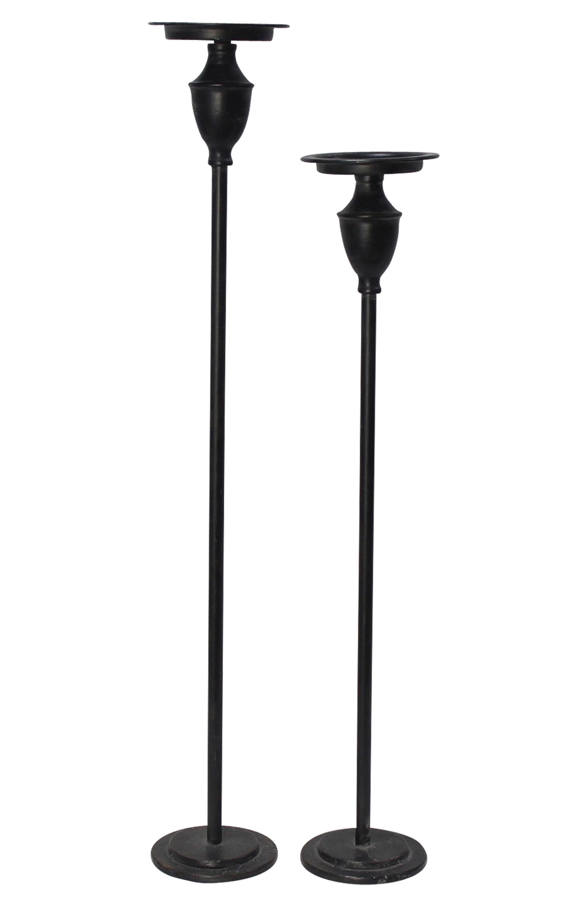 Dekoleidenschaft Kerzenständer "Antique" Metall, schwarz, Kerzenhalter 60 + günstig online kaufen