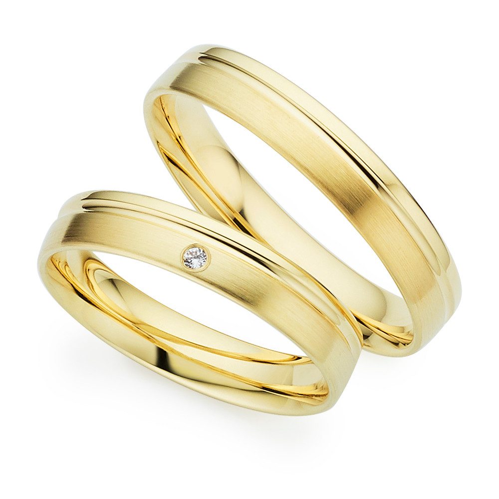 Phönix Trauring Schmuck Partnerring Ehering Verlobungsring Freundschaftsring, Made in Germany - wahlweise mit oder ohne Brillant