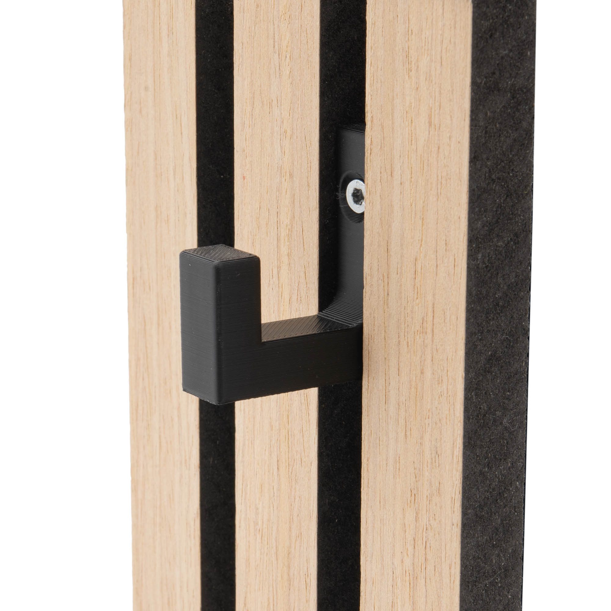 TSB Werk Kleiderhaken Kleiderhaken für Akustikpaneele Garderobenhaken, (1-St), Halter, Universal, Wandhaken, Haken