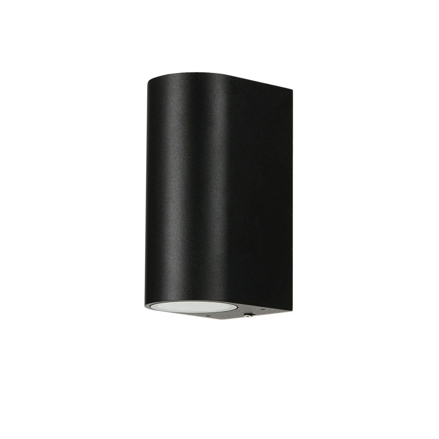 + Schwarz 8x LED Fassadenstrahler Up 4er Down Warmweiß, Licht-Erlebnisse Set GU10 IP44 AALBORG, Außen-Wandleuchte