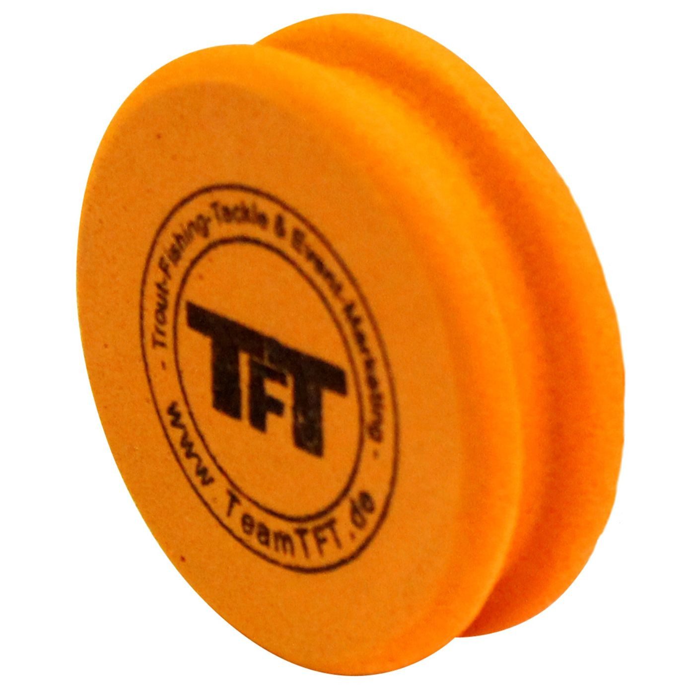 TFT Forellenhaken TFT Montageröllchen 5x1,5cm orange