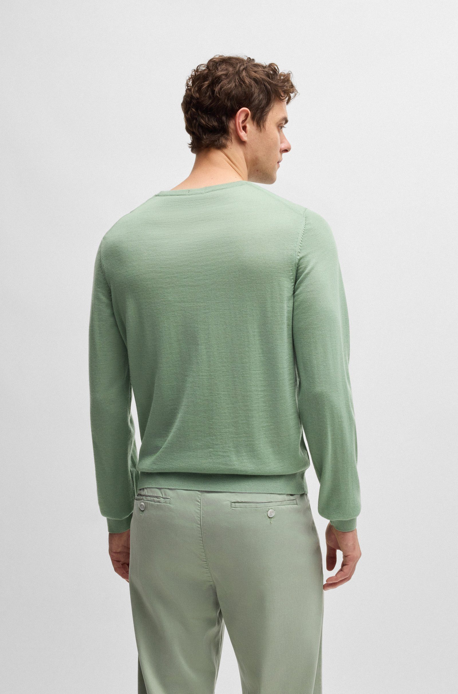 BOSS Strickpullover Leno-P (1-tlg)