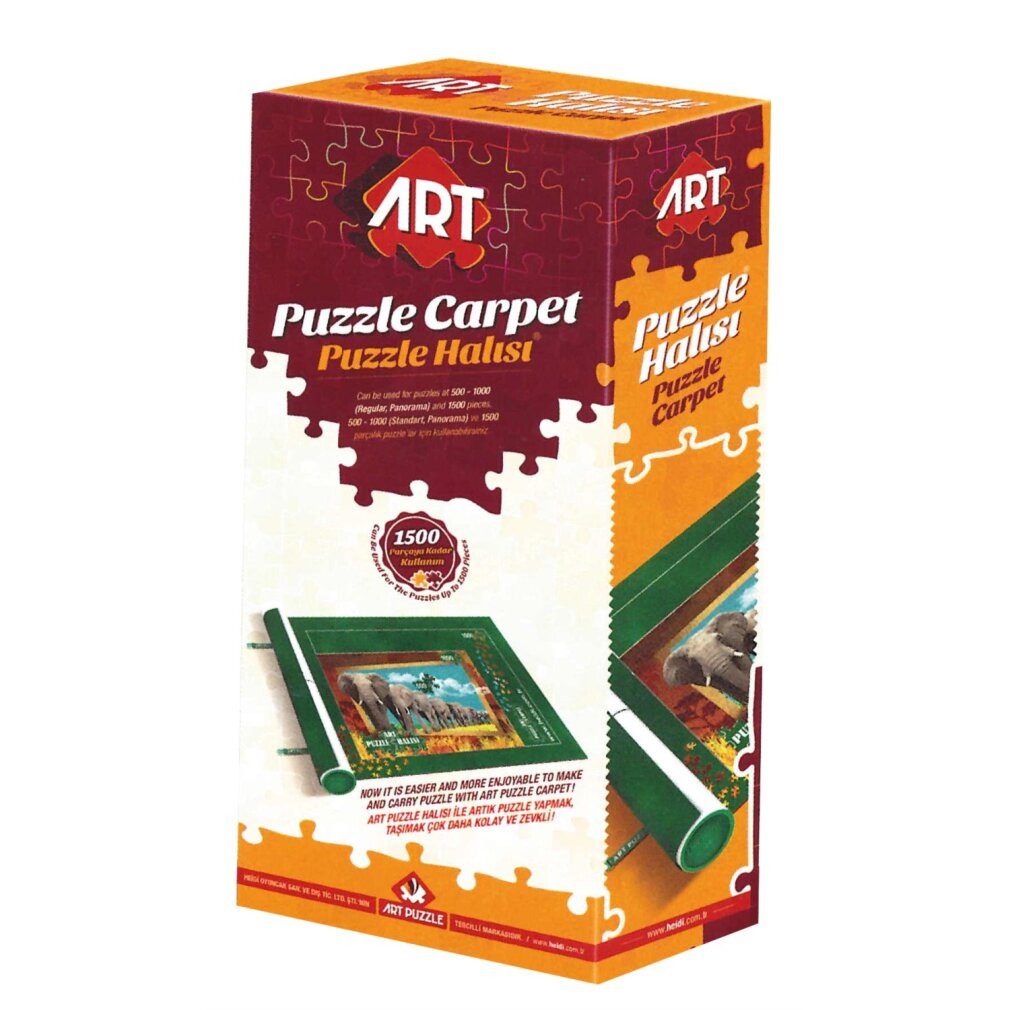ART PUZZLE Puzzle Rollende Puzzlematte 125x70cm (bis zu 1500 Teile), Puzzleteile