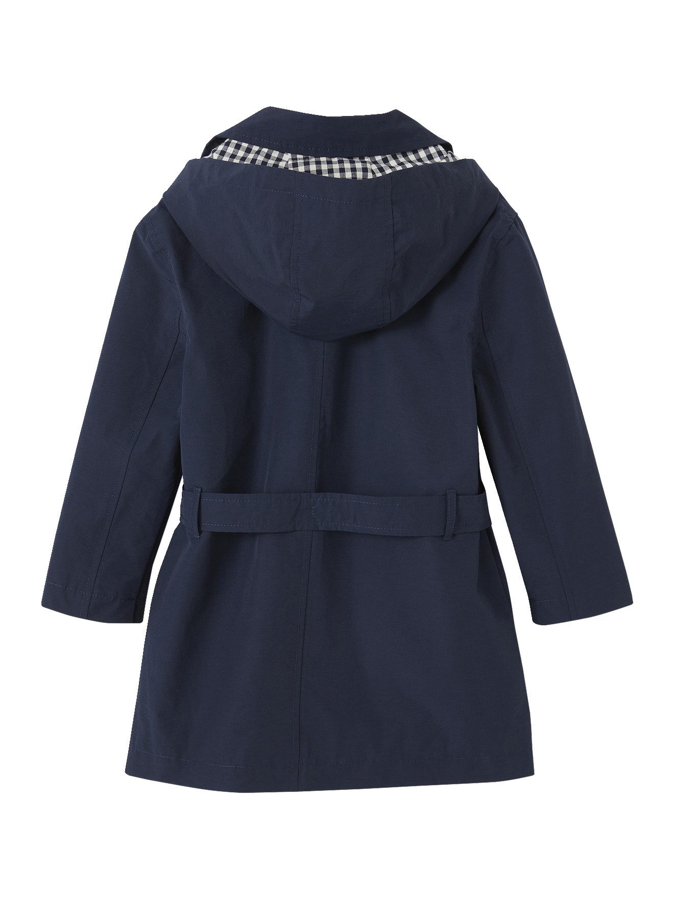 vertbaudet Regenjacke Mädchen Trenchcoat mit abnehmbarer Kapuze