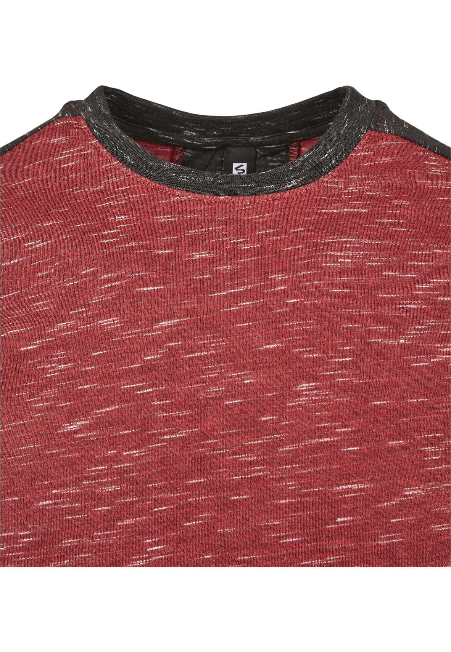 Shoulder Panel Southpole Tech marled Kurzarmshirt red Herren Tee (1-tlg)