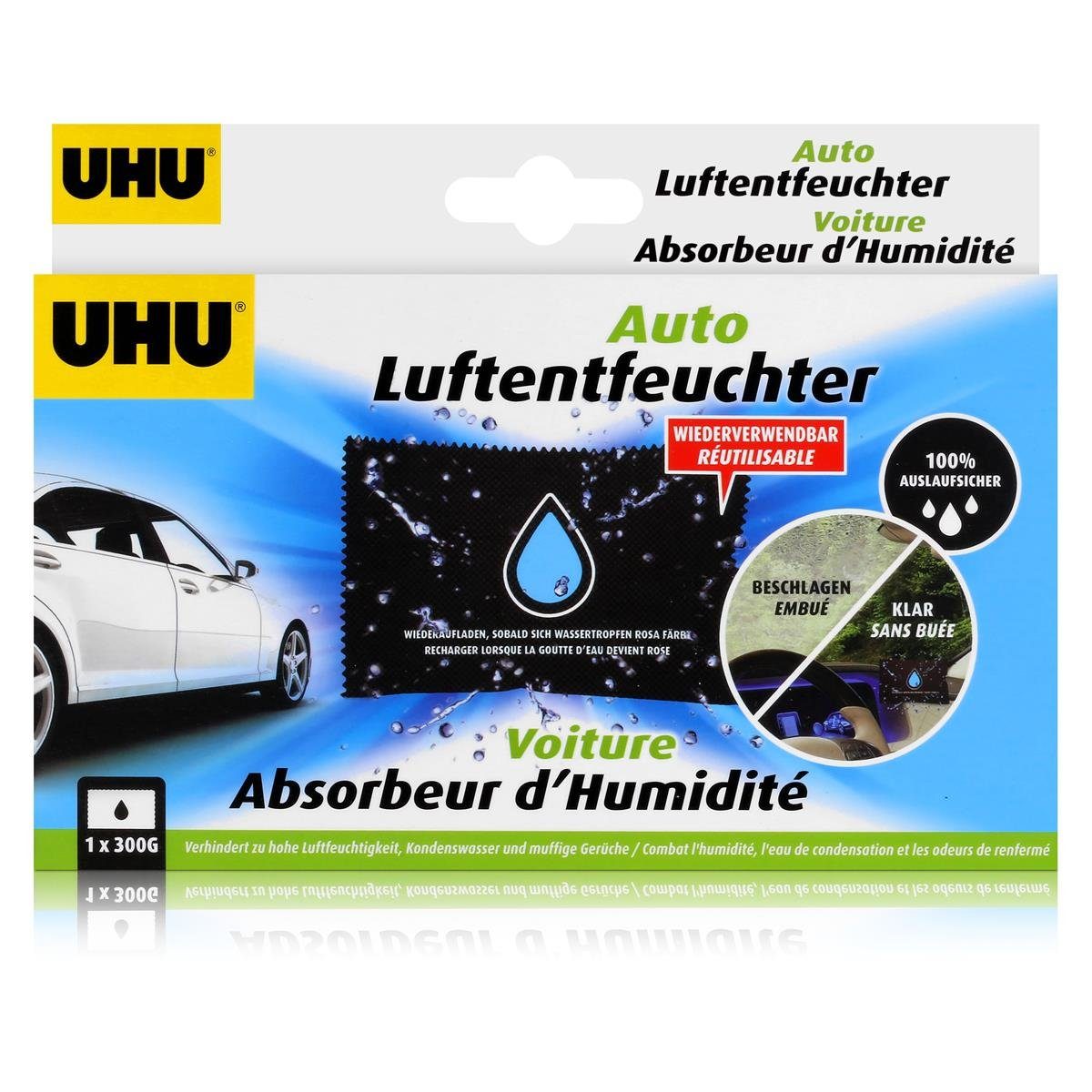 UHU Luftentfeuchter UHU Auto Luftentfeuchter 300g - Wiederverwendbar (1er P günstig online kaufen