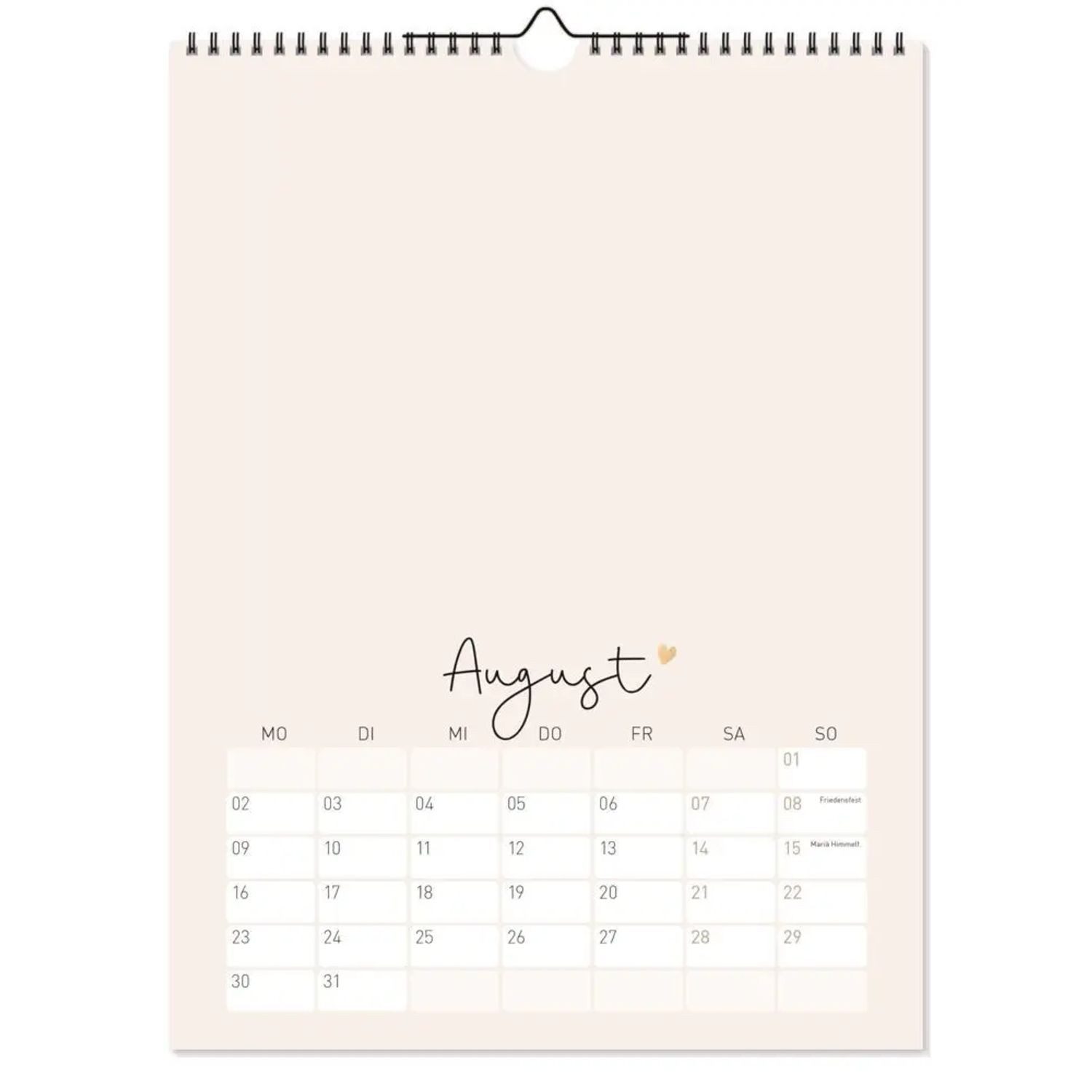 Häfft Wandkalender Bastelkalender A4+ 2027