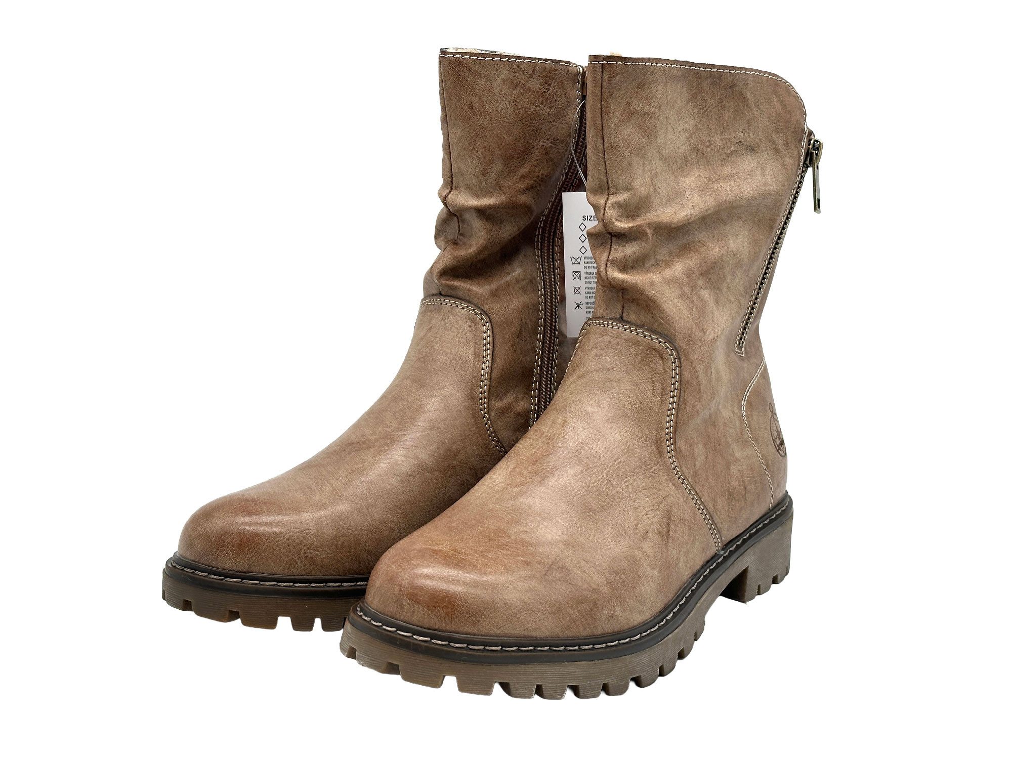 Nowaland amen Winterboots mit seitlichem Reißverschluss Winterboots Warme Innenausstattung und komfortabler Einstieg