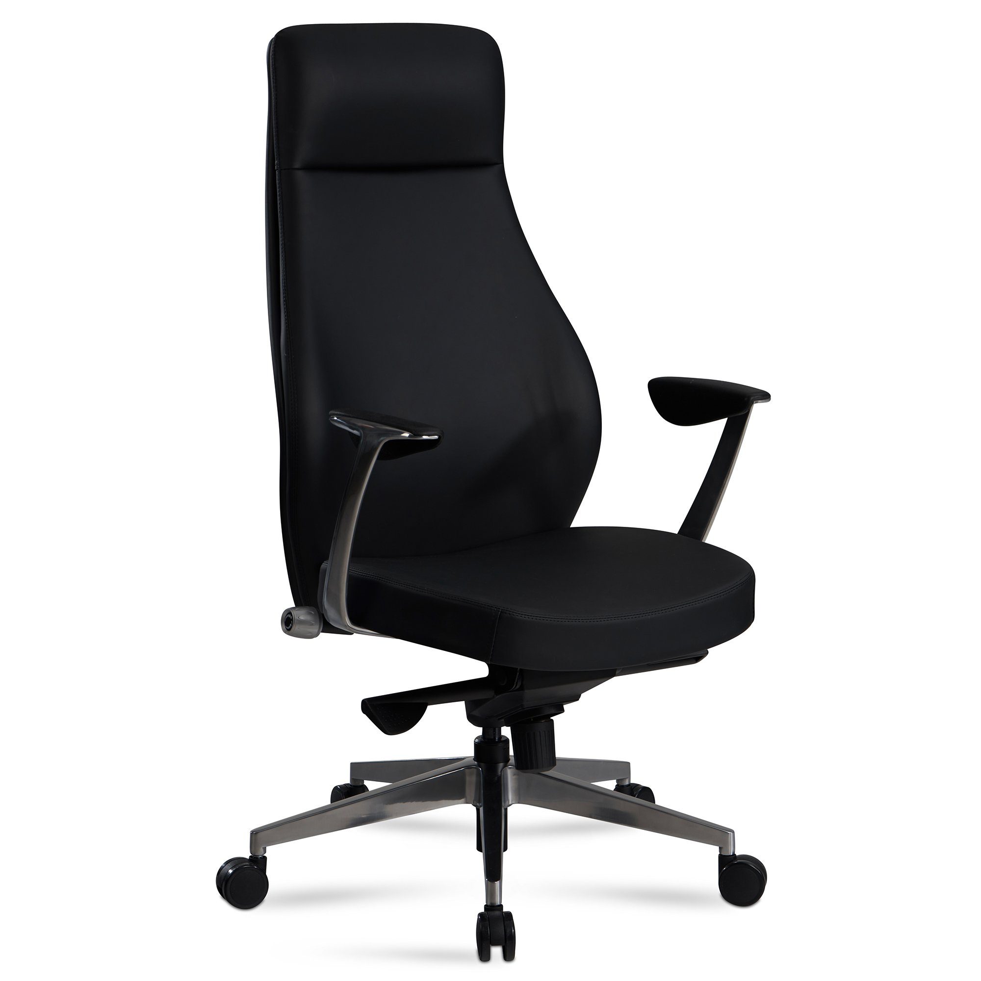 Amstyle Drehstuhl SPM1.448 (Bürostuhl Bürosessel Chefsessel Kunstleder Schreibtischstuhl Design bis Schwarz, kg, 120 Modern)