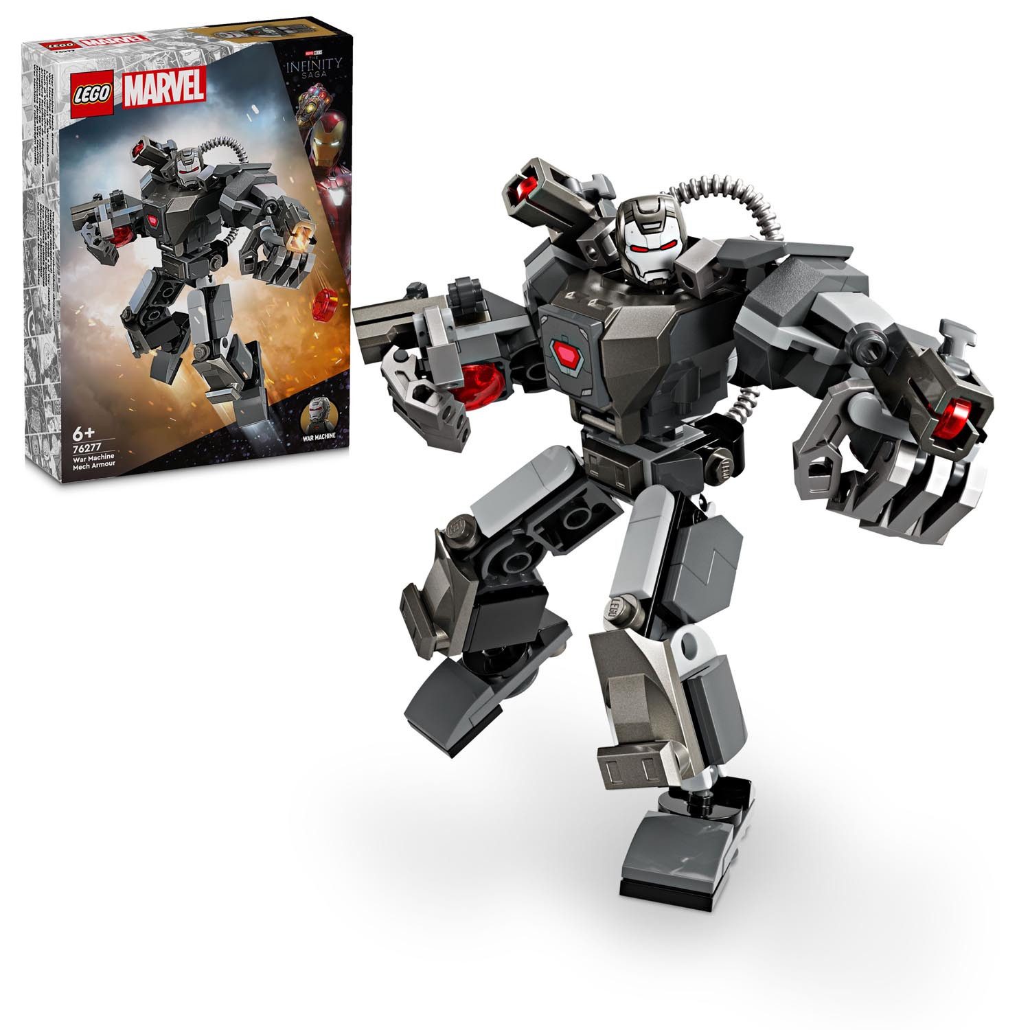 LEGO® LEGO® 76277 Marvel Super Heroes - War Machine Mech Konstruktions-Spie günstig online kaufen