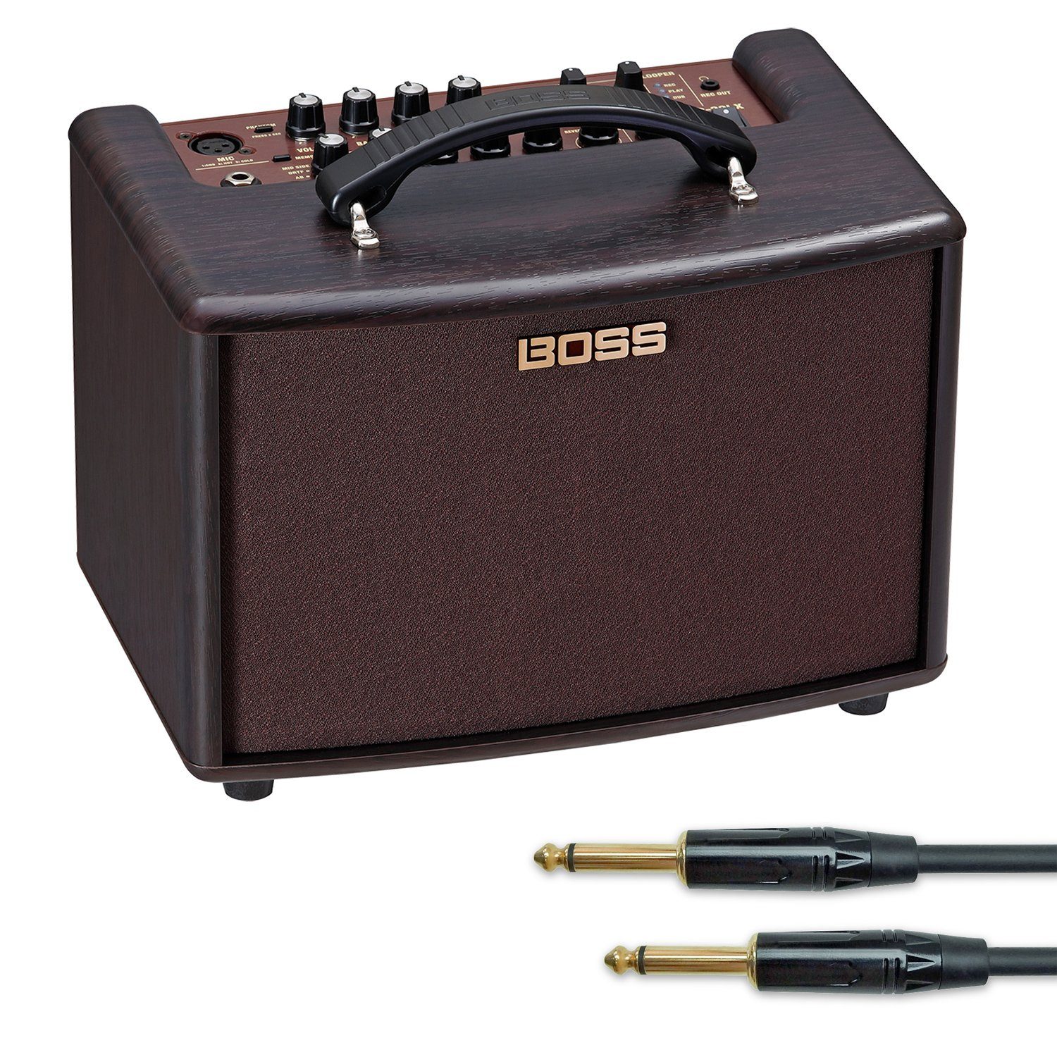 Boss AC-22LX Tragbarer Akustikverstärker mit Kabel Verstärker