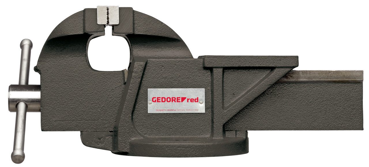 Gedore Red Schraubstock R93800125 Schraubstock Backenbreite 125mm starr 17kg