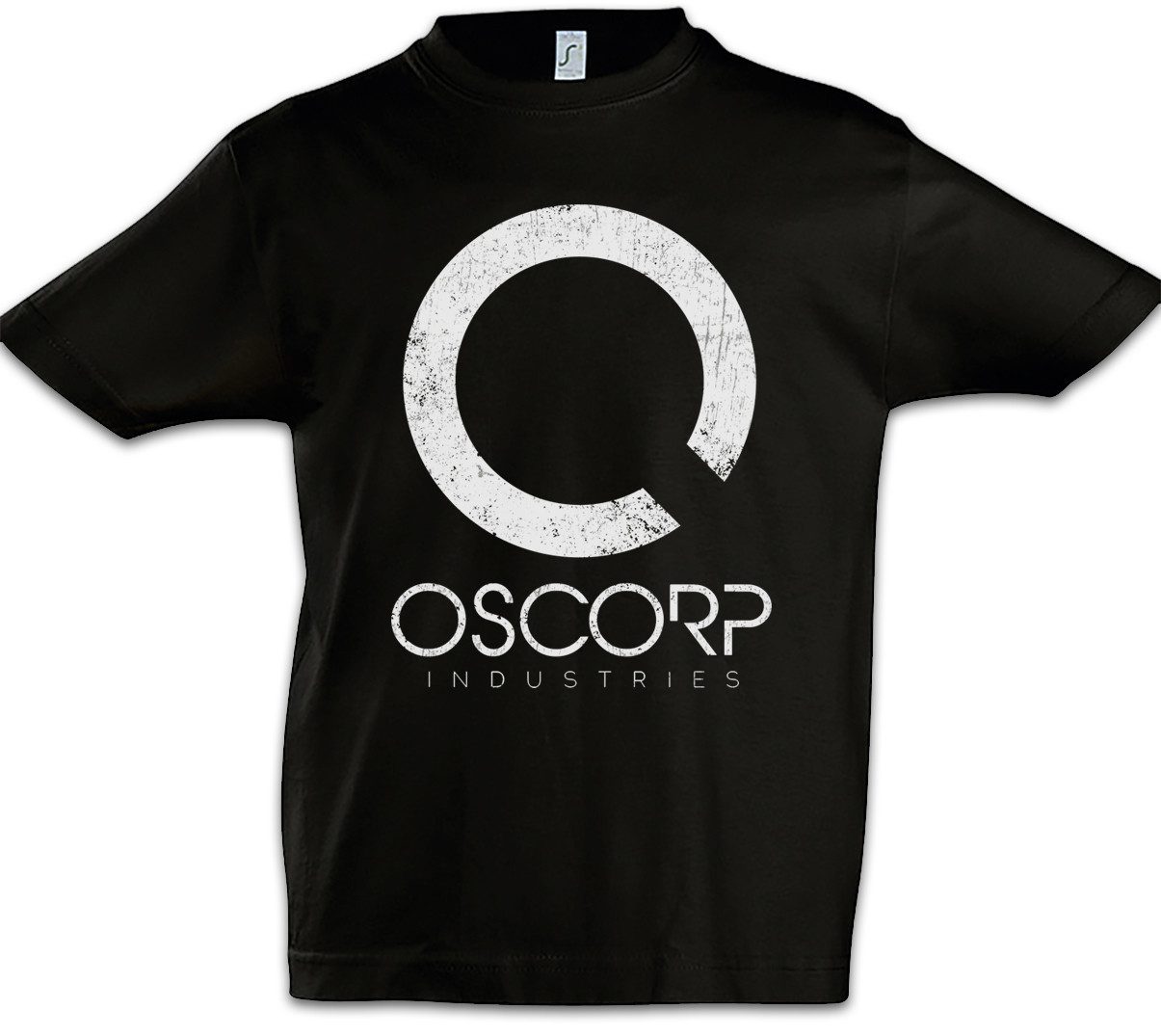 Urban Backwoods Print-Shirt Oscorp Industries Logo Kinder T-Shirt Osbourne Symbol Amazing Elektro (1-tlg) Green Spider Norman Man