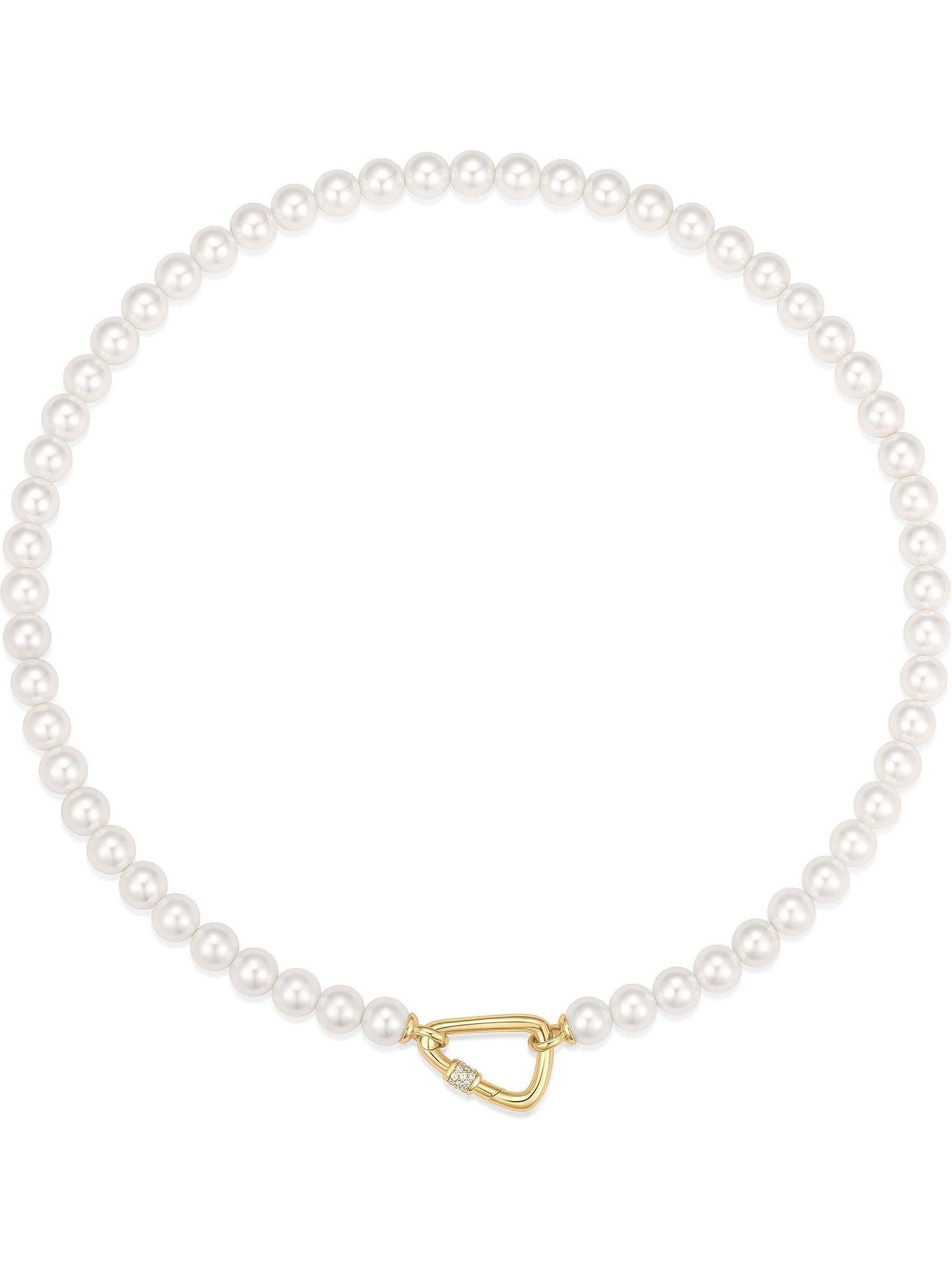 Collier Ania Haie Damen-Kette 925er Silber 24 Zirkonia