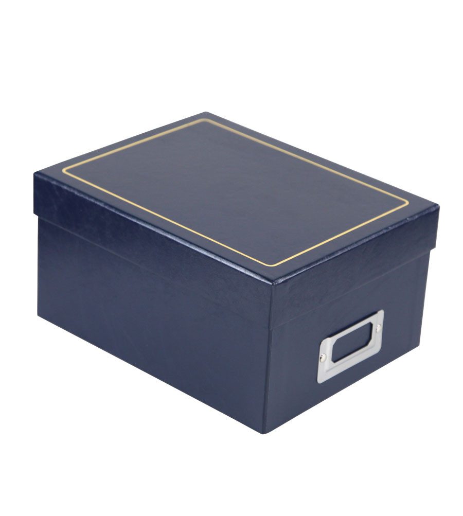 IDEAL TREND Fotoalbum Tradition Photo Box für 700 Fotos in 10x15 cm – Fotobox mit edle