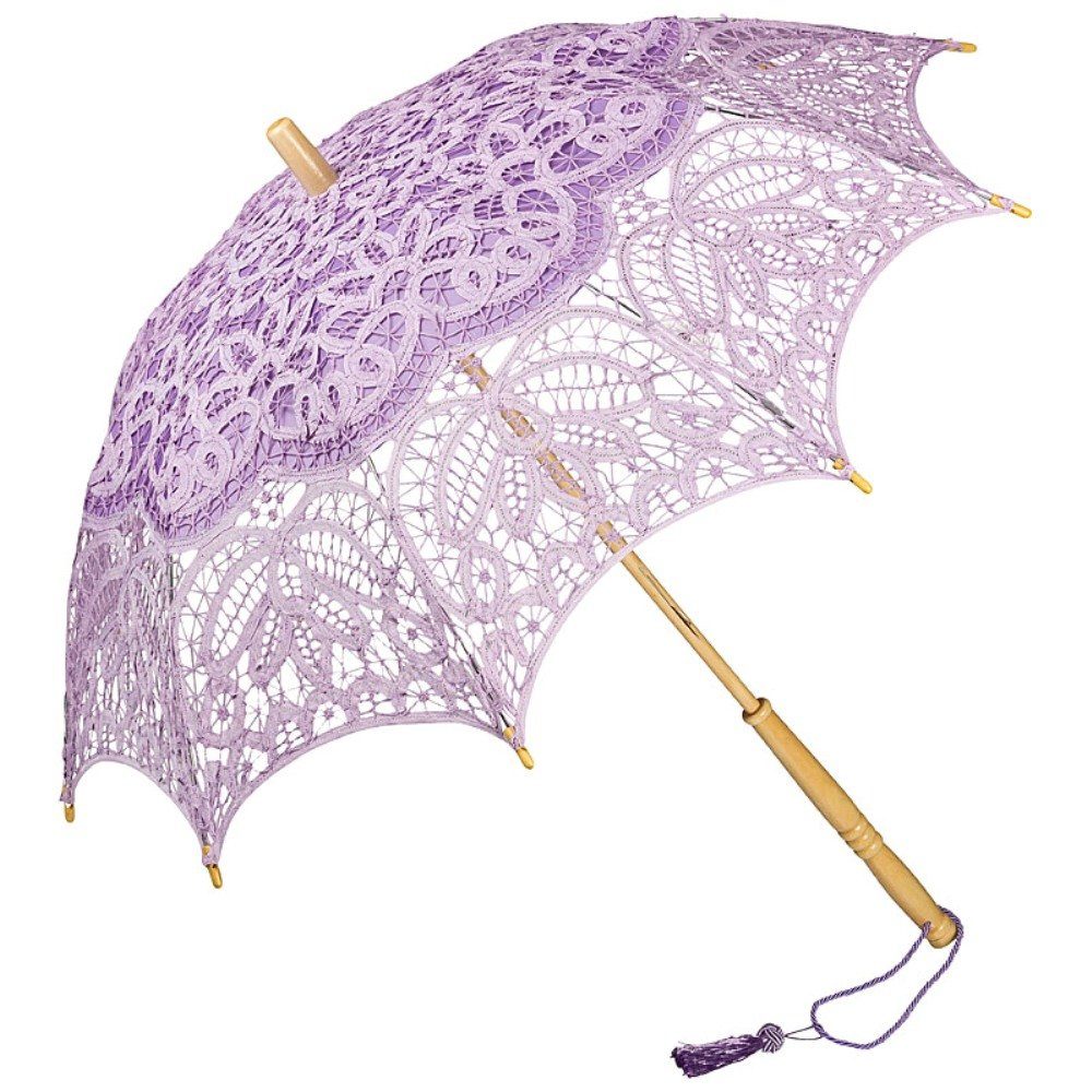 Hochzeitsschirm Spitze Sonnenschirm, Spitzenschirm Deko Vivienne Brautschirm von Lilienfeld Stockregenschirm