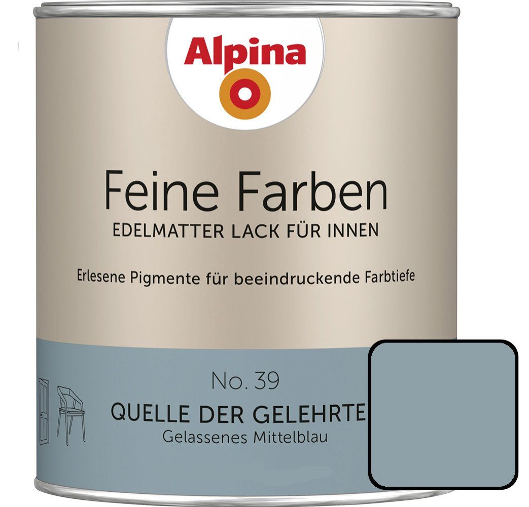 Alpina Wandfarbe Alpina Feine Farben Lack No. 39 Quelle der