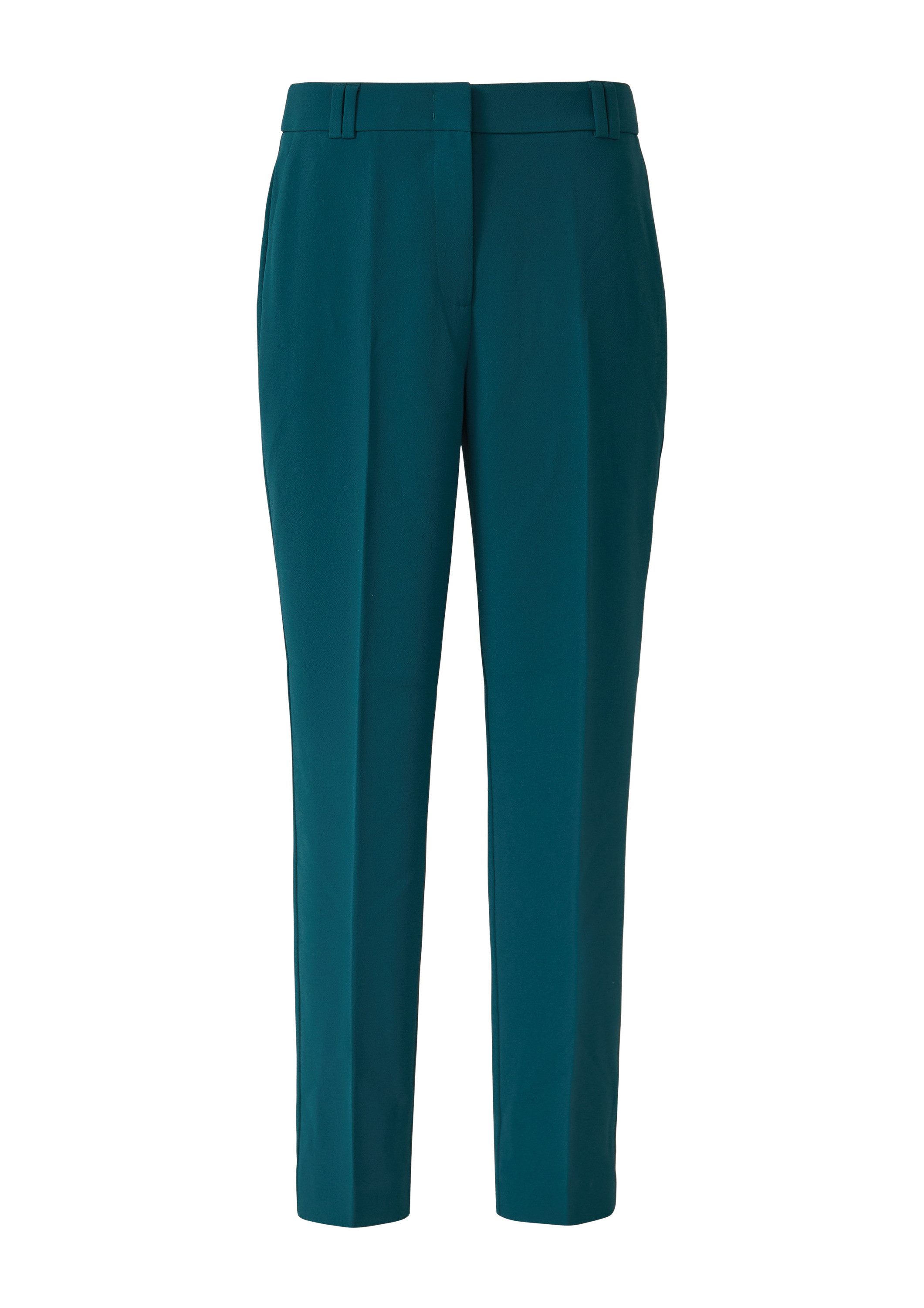 comma 7/8-Hose Hose Cigarette Pants mit Bügelfalten