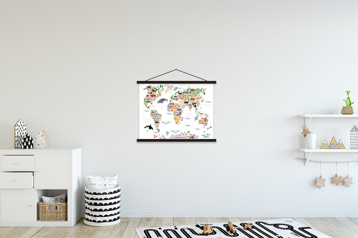 MuchoWow Poster Weltkarte - Kinder - günstig online kaufen
